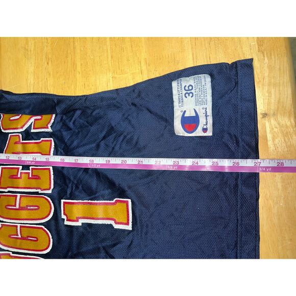 Vintage Mahmoud Abdul Rauf Jersey Demver Nuggets Champion NBA 36 Small - Picture 12 of 12